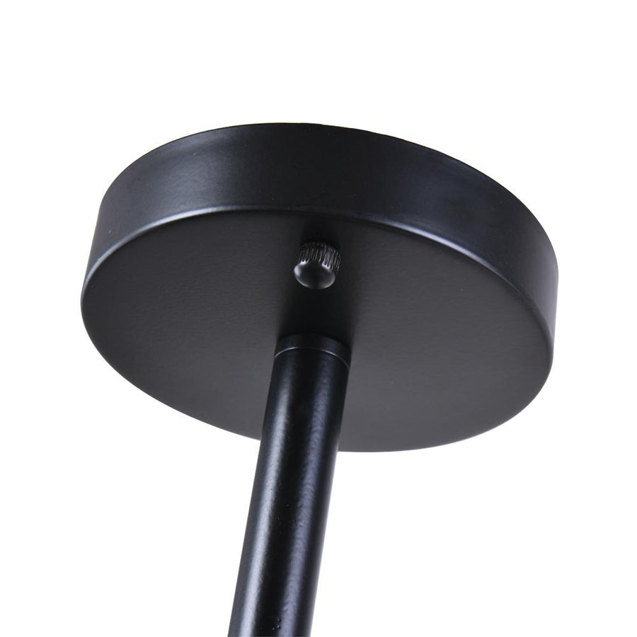 LightFixturesia-Modern Mid-century Semi Flush Sputnik Light-Semi Flush Light-Nickel-