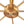 Load image into Gallery viewer, LightFixturesia-Modern Mid-Century Sputnik Chandelier Semi Flush-Chandelier-Brass-
