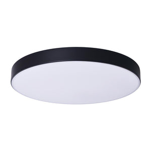 LightFixturesia-Modern Minimalist LED Drum Flush Mount Ceiling Light-Flush Mount Light-White-Warm White