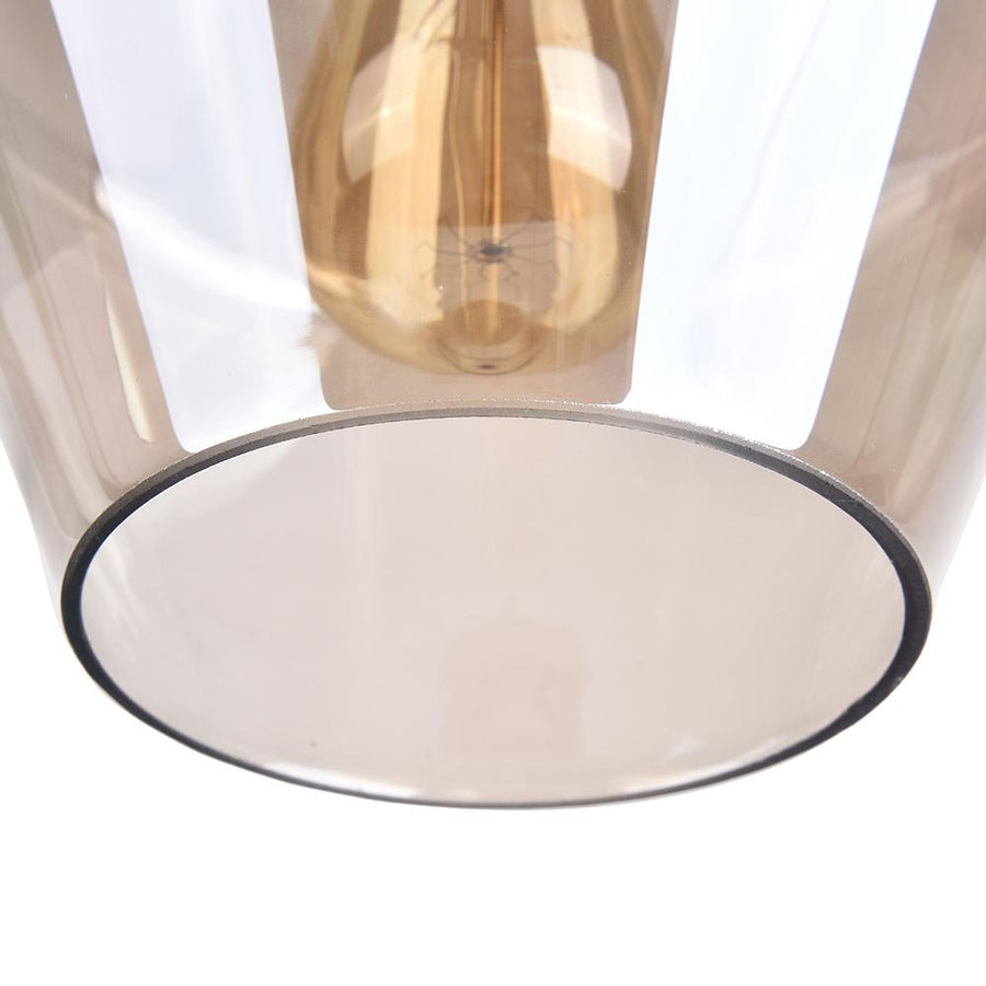 LightFixturesia-Modern Simple Geometric Glass Pendant Light-Pendant Light-S-Clear Glass