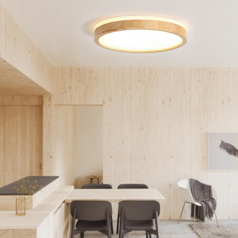 Dimmable LED Round White Ceiling Light, 20 Inch 48W with Remote Control Dimmable LED Round White Ceiling Light, 20 Inch 48W with Remote Control