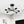 LightFixturesia-Semi Flush 6-light Sputnik Chandelier-Flush Mount Light-Gold-