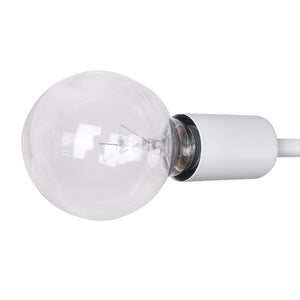 LightFixturesia-Semi Flush 6-light Sputnik Chandelier-Flush Mount Light-Gold-