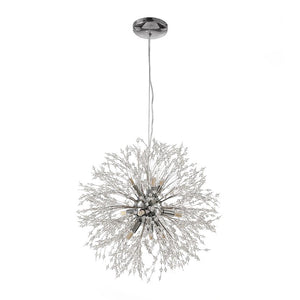 LightFixturesia-Stunning Crystal Firework Sputnik Chandelier-Chandelier-Chrome-