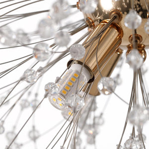 LightFixturesia-Stunning Crystal Firework Sputnik Chandelier-Chandelier-Glod-