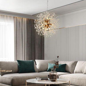 LightFixturesia-Stunning Crystal Firework Sputnik Chandelier-Chandelier-Glod-