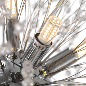 LightFixturesia-Stunning Crystal Firework Sputnik Chandelier-Chandelier-Glod-