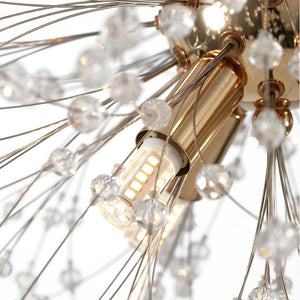LightFixturesia-Stunning Crystal Firework Sputnik Chandelier-Chandelier-Glod-