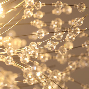 LightFixturesia-Stunning Crystal Firework Sputnik Chandelier-Chandelier-Glod-