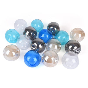 LightFixturesia-Unique Multi-Color Globe Cluster Chandelier-Chandelier-Yellow Tune-7 Globes