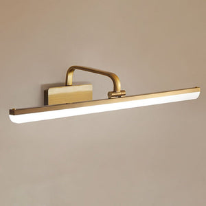 LightFixturesUSA-1-Light Brass Linear LED Vanity Light-Wall Sconce-26in-