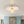 LightFixturesUSA-1-Light Creamy Ceramic Shade Semi Flush Mount-Ceiling Light-Brass-