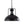 LightFixturesUSA-1-Light Industrial Dome Pendant Light-Pendant Light-Black-