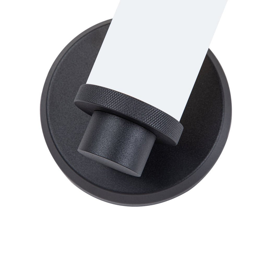 LightFixturesUSA-1-Light Vintage Glass Tube Dimmable LED Wall Sconce-Wall Sconce-Sanded Black-