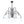 LightFixturesUSA-10-Light Frosted Glass Globe Bubble Chandelier-Chandelier-Black-