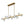 LightFixturesUSA-12-Light Brass Frosted Glass Bubble Linear Chandelier-Chandelier-Brass-