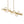 LightFixturesUSA-12-Light Brass Frosted Glass Bubble Linear Chandelier-Chandelier-Brass-