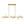 LightFixturesUSA-12-Light Brass Frosted Glass Bubble Linear Chandelier-Chandelier-Brass-