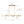 LightFixturesUSA-12-Light Brass Frosted Glass Bubble Linear Chandelier-Chandelier-Brass-
