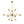 LightFixturesUSA-12-Light Opal Glass Globe Sputnik Chandelier-Chandelier-Brass (Pre-Order)-