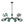 LightFixturesUSA-15-Light Blue Glass Globe Bubble Sputnik Branch Chandelier-Chandelier-Black-