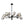 LightFixturesUSA-15-Light Branch Smoked Glass Globe Bubble Chandelier-Chandelier-Black-