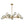 LightFixturesUSA-15-Light Branch Smoked Glass Globe Bubble Chandelier-Chandelier-Black-