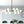 LightFixturesUSA-16-Light Milky White Glass Globe Linear Sputnik Chandelier-Chandelier-Black-16-Lt