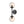 LightFixturesUSA-2-Light Glass Globe Wall Sconce-Wall Sconce-Clear Glass-Black