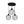 Load image into Gallery viewer, LightFixturesUSA-3-Light Cluster Black Geometric Pendant Light-Pendant Light-Black-
