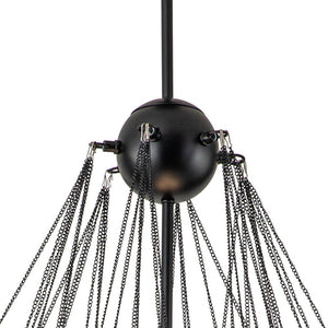 LightFixturesUSA-3-Light Cluster Frosted Glass Bubble Chandelier-Chandelier-37 Globes-Gold