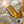 LightFixturesUSA-3-Light Cluster Ribbed Glass Bubble Semi Flush Chandelier-Chandelier-Brass-3-Lt