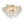 LightFixturesUSA-3-Light Cluster Ribbed Glass Bubble Semi Flush Chandelier-Chandelier-Brass-3-Lt