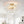 LightFixturesUSA-3-Light Cluster Ribbed Glass Bubble Semi Flush Chandelier-Chandelier-Brass-3-Lt