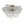 LightFixturesUSA-3-Light Cluster Ribbed Glass Bubble Semi Flush Chandelier-Chandelier-Nickel-3-Lt