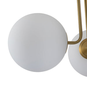 LightFixturesUSA-3-Light Frosted Glass Globe Ceiling Light-Ceiling Light--