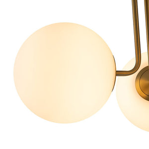 LightFixturesUSA-3-Light Frosted Glass Globe Ceiling Light-Ceiling Light--