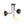 Load image into Gallery viewer, LightFixturesUSA-3-Light Glass Globe Semi Flush Mount-Ceiling Light-Black-
