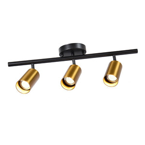 LightFixturesUSA-3-Light Linear Semi Flush Track Light-Ceiling Light--