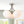 LightFixturesUSA-3-Light Opal Glass Sphere Semi Flush Mount Light-Ceiling Light-Nickel-