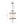 LightFixturesUSA-3-Light Shabby Chic Rusty Lantern Pendant Light-Chandelier-3-Lt-