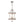 LightFixturesUSA-3-Light Shabby Chic Rusty Lantern Pendant Light-Chandelier-3-Lt-
