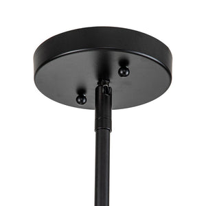LightFixturesUSA-4-Light Opal Glass Globe Kitchen Island Pendant-Chandelier-Black-