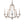 Load image into Gallery viewer, LightFixturesUSA-5-Light Distressed White Shabby Chic Candle Style Chandelier-Chandelier--
