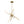 LightFixturesUSA-6-Light LED Rod Sputnik Chandelier-Chandelier-Brass-