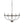 LightFixturesUSA-6-Light Round Candle Style Chandelier-Chandelier-Black-