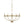 LightFixturesUSA-6-Light Round Candle Style Chandelier-Chandelier-Brass-