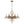 LightFixturesUSA-6-Light Vintage Candle Style Chandelier Crystal Beads-Chandelier-6-Lt-Antique