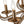 LightFixturesUSA-6-Light Vintage Candle Style Chandelier Crystal Beads-Chandelier-6-Lt-Antique