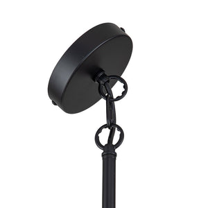 LightFixturesUSA-8-Light Mid Century Black Brass Sputnik Chandelier-Chandelier--